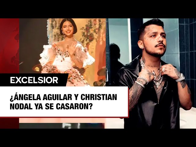 ⁣¿Ángela Aguilar y Christian Nodal ya se CASARON?