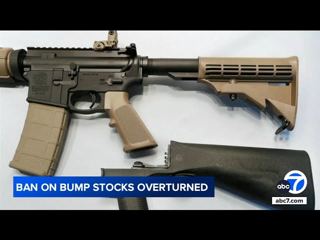 ⁣US Supreme Court strikes down ban on firearm bump stocks