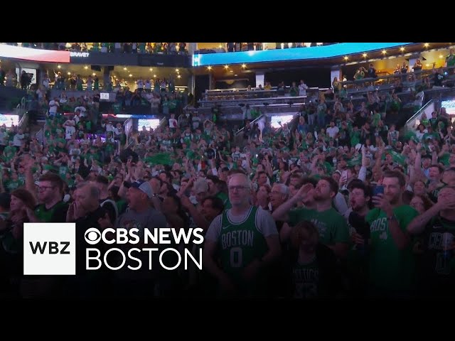 ⁣NBA Finals watch party an "amazing" experience for Celtics fans