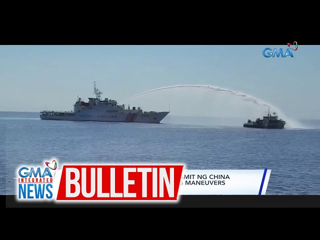 ⁣G7 leaders, nababahala sa paggamit ng China ng water cannons at... | GMA Integrated News Bulletin