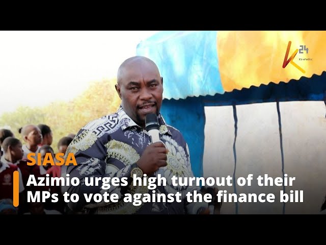 ⁣Azimio urges high turnout of their MPs to vote against the finance bill
