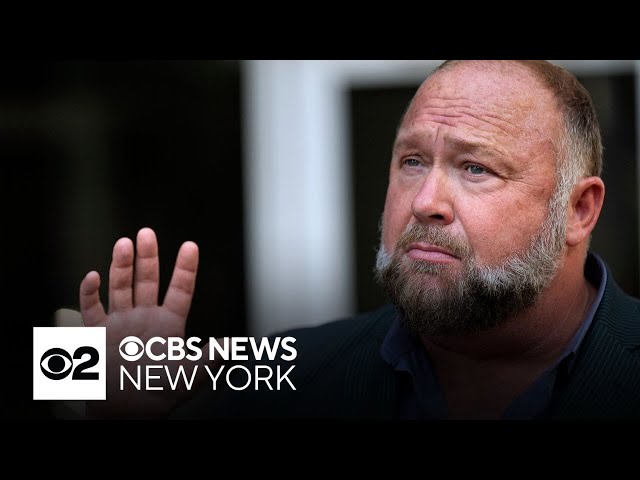 ⁣Alex Jones ordered to sell off personal assets to repay Sandy Hook shooting victims' families