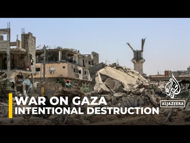 ⁣Israel has ‘systematic strategy’ of making Gaza uninhabitable