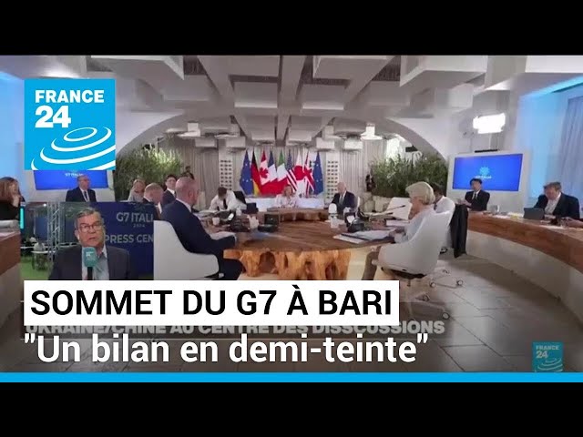 ⁣Sommet du G7 à Bari : "Un bilan en demi-teinte" • FRANCE 24