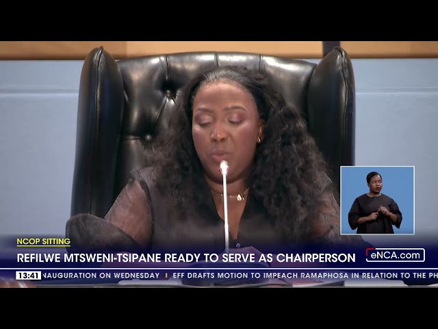 ⁣NCOP Sitting | Refilwe Mtsweni -Tsipane ready to serve as chairperson