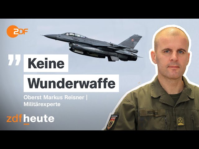 ⁣Wende im Ukraine-Krieg? Was die F-16-Kampfjets bewirken könnten | ZDFheute live