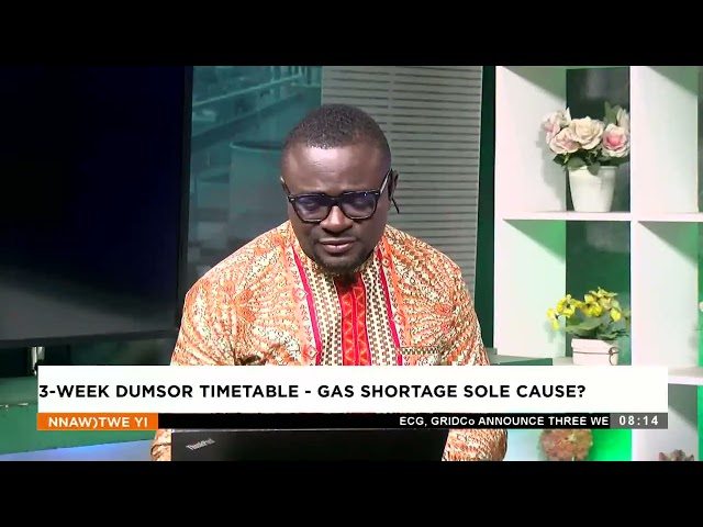 ⁣3-Week dumsor timetable - Gas shortage sole cause? - Nnawotwe Yi on Adom TV (15-06-24)