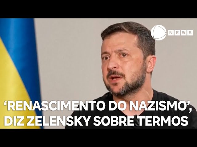 ⁣Zelensky diz que proposta de Putin se trata do renascimento do nazismo