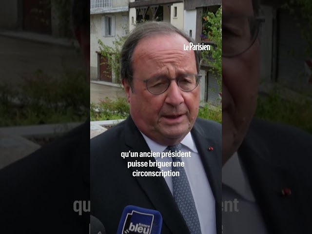 ⁣« La situation est grave » : François Hollande annonce sa candidature aux législatives en Corrèze