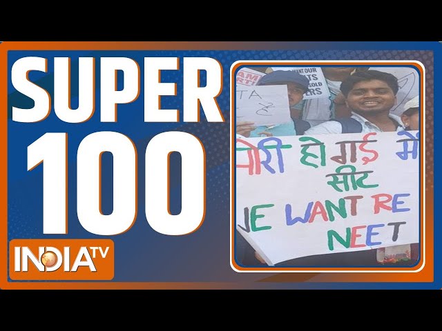 ⁣Super 100: NEET Scam 2024 | Supreme Court | MVA Meeting | PM Modi Varanasi | Rajat Sharma Big Win