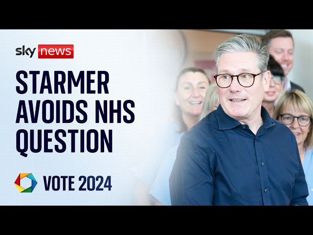 ⁣Keir Starmer avoids saying where funding for NHS reform will come from