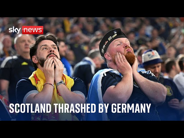 ⁣Scotland thrashed by Germany in opening match of Euro 2024