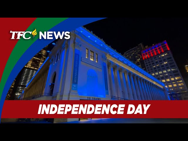 ⁣NY landmarks light up PH flag colors on 126th PH Independence Day | TFC News New York, USA