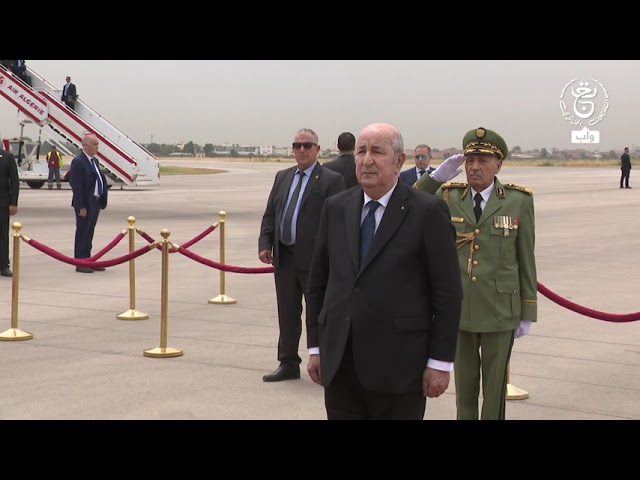 ⁣رئيس الجمهورية يعود إلى أرض الوطن بعد مشاركته في أشغال قمة مجموعة الدول الـ7 بباري