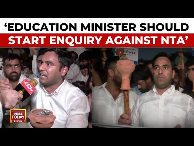 ⁣NSUI Protests In Delhi Over NEET Controversy | NSUI President Varun Choudhary Exclusive |India Today