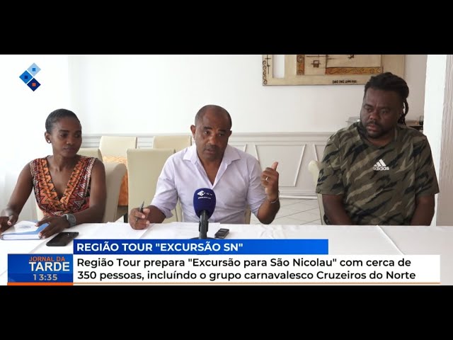 ⁣Região Tour prepara "Excursão para São Nicolau" com cerca de 350 pessoas, incluindo o grup