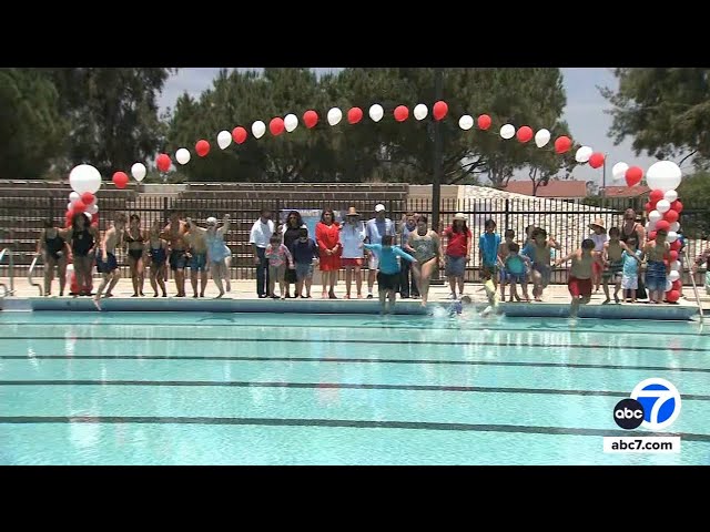 ⁣Swim season extended for LA County public pools