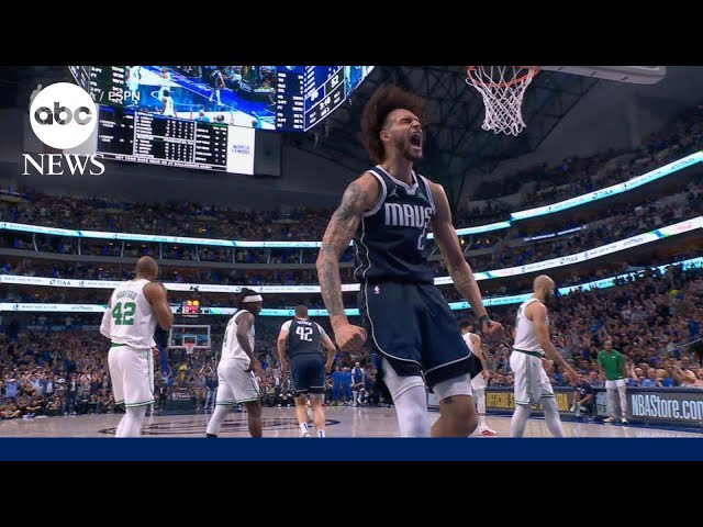 ⁣Dallas Mavericks decisive win in Game 4 of the NBA finals