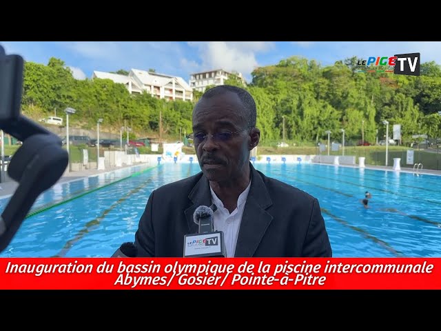 ⁣Inauguration du bassin olympique de la piscine intercommunale Abymes/Gosier/Pointe-à-Pitre