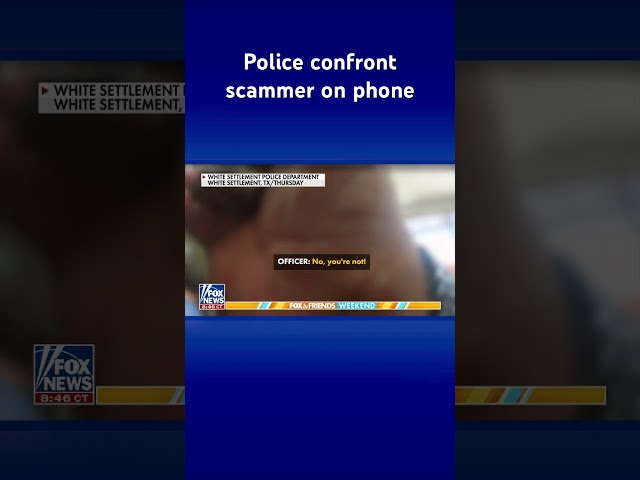 ⁣WATCH: Texas police save woman from losing $40K to scammers #shorts