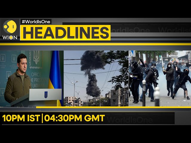 ⁣8 Israeli soldiers killed in Rafah | Scuffle between police and protestors in Paris | WION Headlines