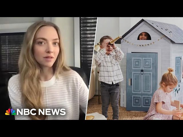 ⁣Amanda Seyfried's playhouses teach kids mindfulness in her hometown