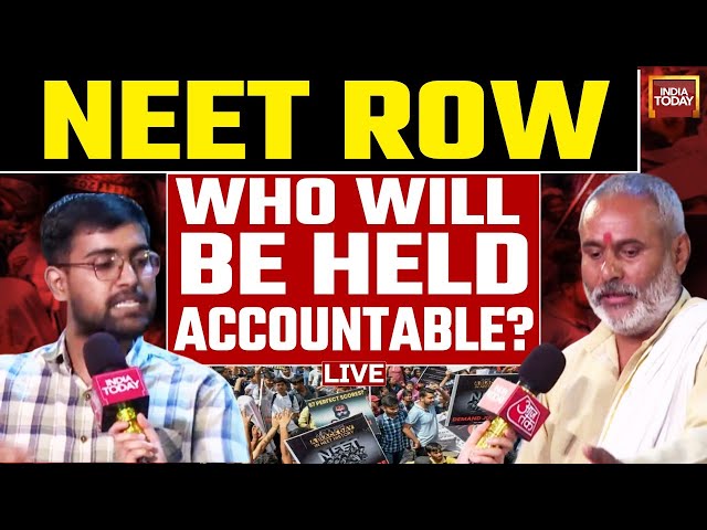 ⁣NEET Results Controversy LIVE: Who Will Be Held Accountable? | India Today Live