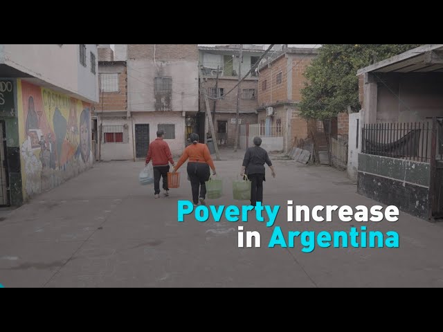 ⁣Poverty increase in Argentina