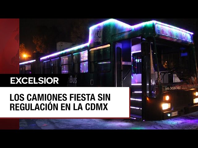 ⁣Party Bus, la fiesta rodante que opera sin autorización en la CDMX