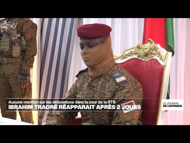 ⁣Après 2 jours de confusion, Ibrahim Traoré réapparaît sur les antennes de la RTB • FRANCE 24