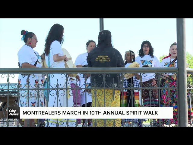 ⁣Montrealers gather for the 10th Annual Spirit Walk