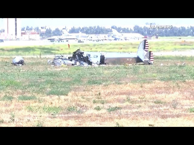 ⁣2 dead after small World War II-era plane crashes near Chino Airport