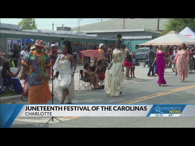 ⁣Juneteenth Festival of the Carolinas event is underway in Charlotte