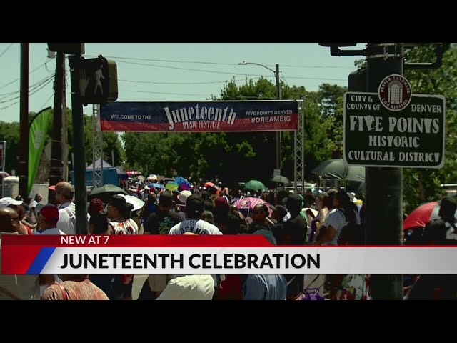 ⁣Juneteenth celebrations kick off in Denver's Five Points neighborhood