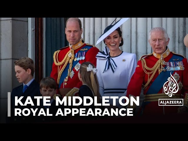 ⁣UK royal Kate Middleton makes first public appearance since cancer revealed