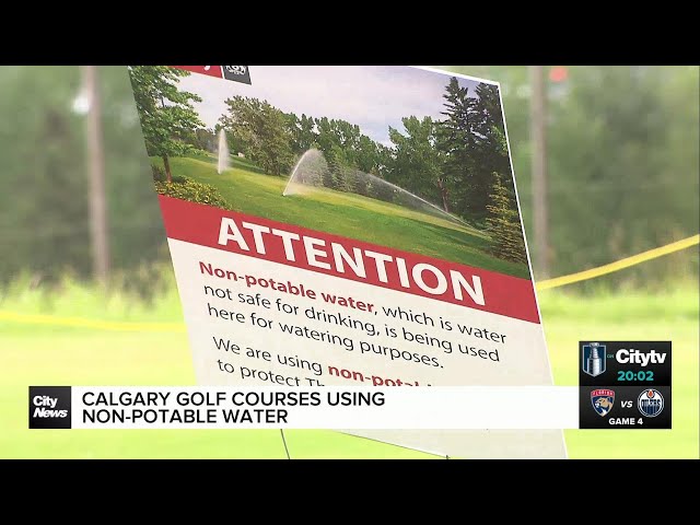 ⁣Some Calgary golf courses using non-potable water to promote conservation
