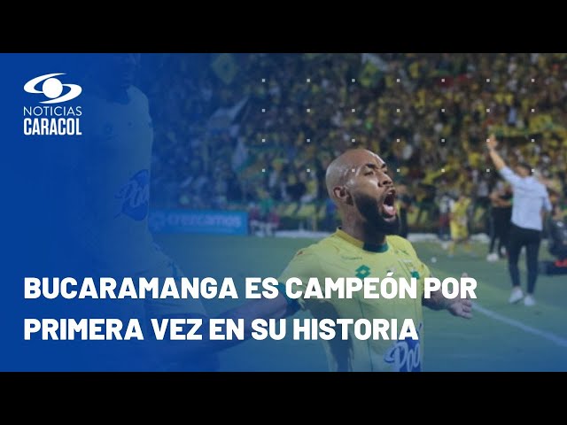 ⁣Atlético Bucaramanga es el nuevo campeón del fútbol colombiano