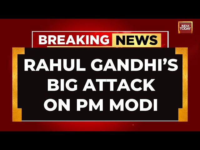 ⁣INDIA TODAY LIVE: Rahul Gandhi's Big Attack At PM Modi | Rahul Gandhi In Raebareli | Congress N