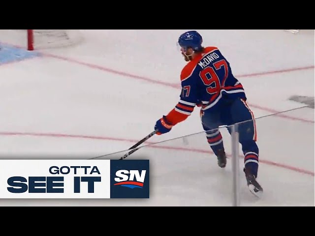 ⁣GOTTA SEE IT: Connor McDavid Breaks Wayne Gretzky's Playoff Record With 32nd Assist