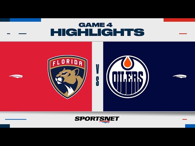 ⁣Stanley Cup Final Game 4 Highlights | Panthers vs. Oilers - June 15, 2024