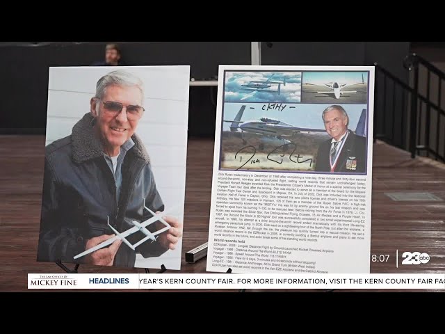 ⁣Mojave honors Dick Rutan with celebration of life