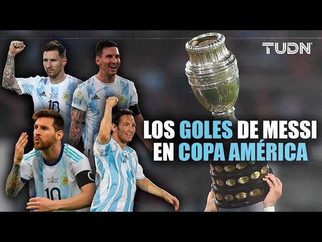 ⁣¡EL MEJOR DE TODOS LOS TIEMPOS! Golazos de Messi en la Copa América | TUDN