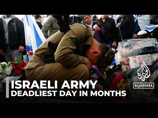 ⁣War on Gaza: 8 Israeli soldiers killed in Rafah ambush; deadliest incident in months