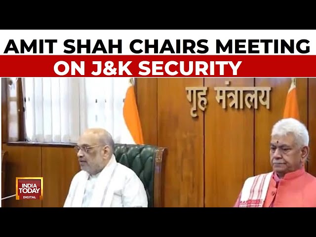 ⁣Amid Spate Of Terror Attacks In Jammu & Kashmir, Amit Shah Chairs High-Level Meet | India Today