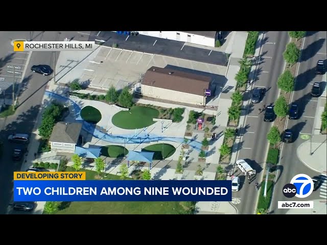 ⁣Shooting at splash pad in Detroit suburb injures 8 people, including 2 children