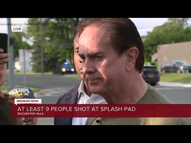⁣Officials provide update after up to 10 shot at Rochester Hills splash pad