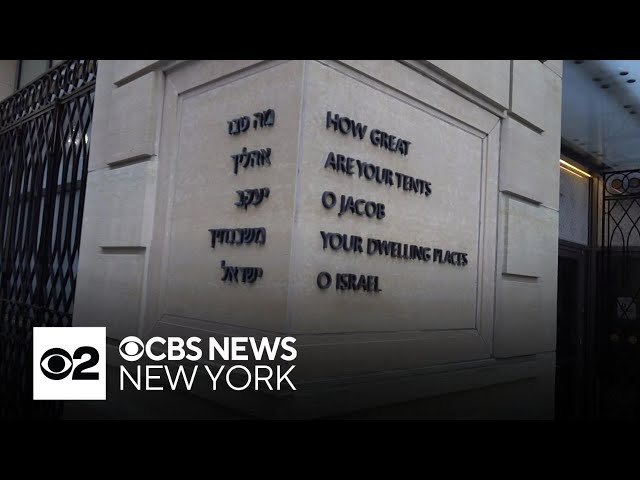 ⁣NYC synagogue vandalized in latest antisemitic incident in the city