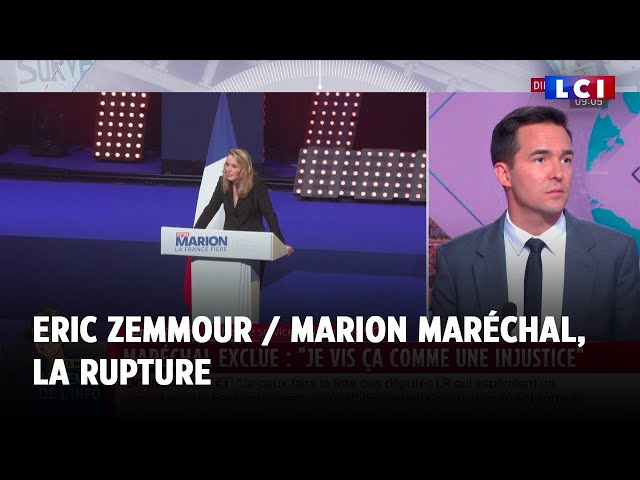 ⁣Eric Zemmour, Marion Maréchal : la rupture