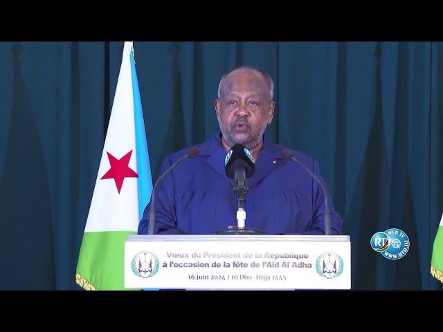 ⁣Discours du président de la République | en somali.