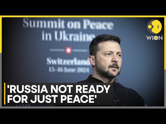 ⁣Ukraine Peace Summit: Zelensky says Putin not ready for peace, calls for full Russian withdrawal